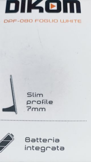 Dikom DPF-080 cornice digitale bianca