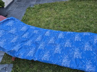 Funda colchon azul - flores cama 90cm