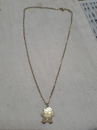 Collana Orsetto colore Oro - Gioiello nuova senza