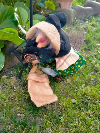 Befana artigianale in stoffa