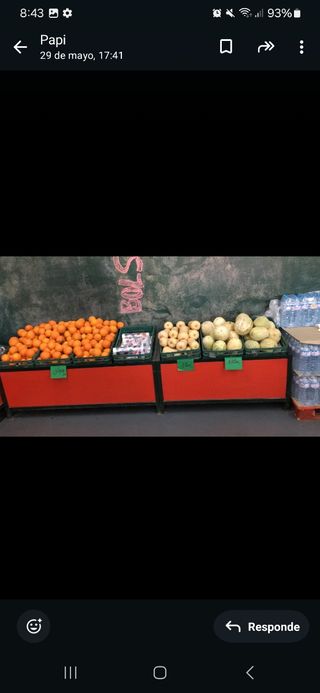 10 Expositores de frutería. Se venden por separado