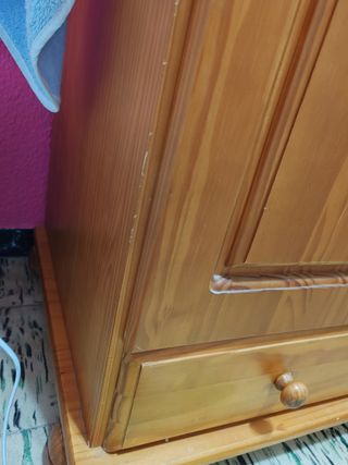 Armario madera 3 puertas
