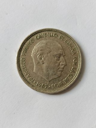 5 Pesetas España 1957