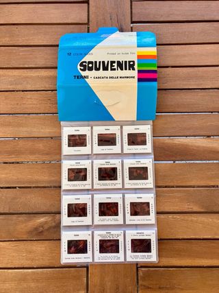 Souvenir 12 diapositive Kodak Cascata Marmore