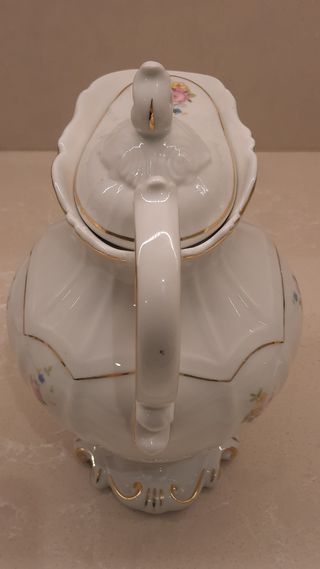 Jarra / Cafetera de porcelana vintage Santa Clara