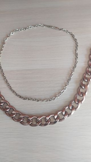 Collares de Cadenas - Dorado y Plateado