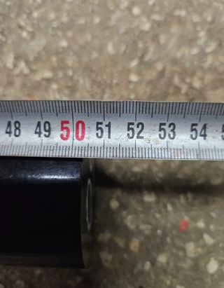 Barra redonda maciza nylon negro 60 mm