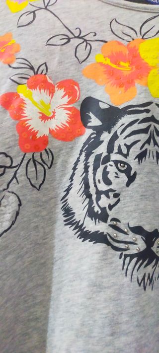 Maglietta Tigre Marina - Tg. Ragazza