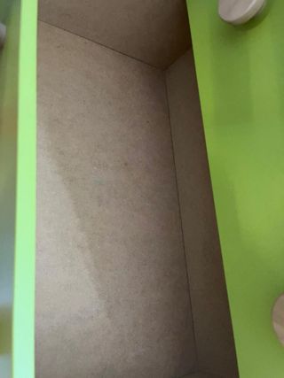 Cómoda infantil Ikea verde oliva