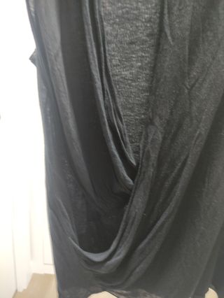 Camiseta Zara negra sin mangas - Talla M