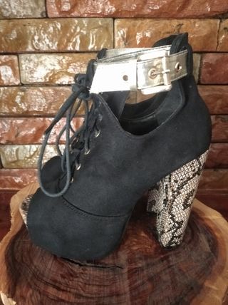 Sandalias plataforma negras