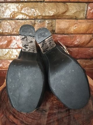 Sandalias plataforma negras