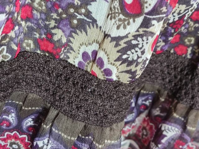 Vestido CyA estampado talla S