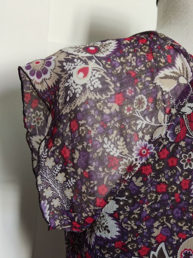 Vestido CyA estampado talla S