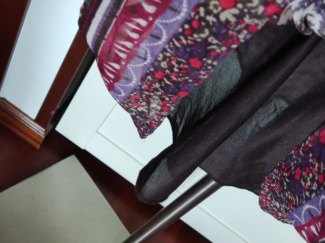 Vestido CyA estampado talla S