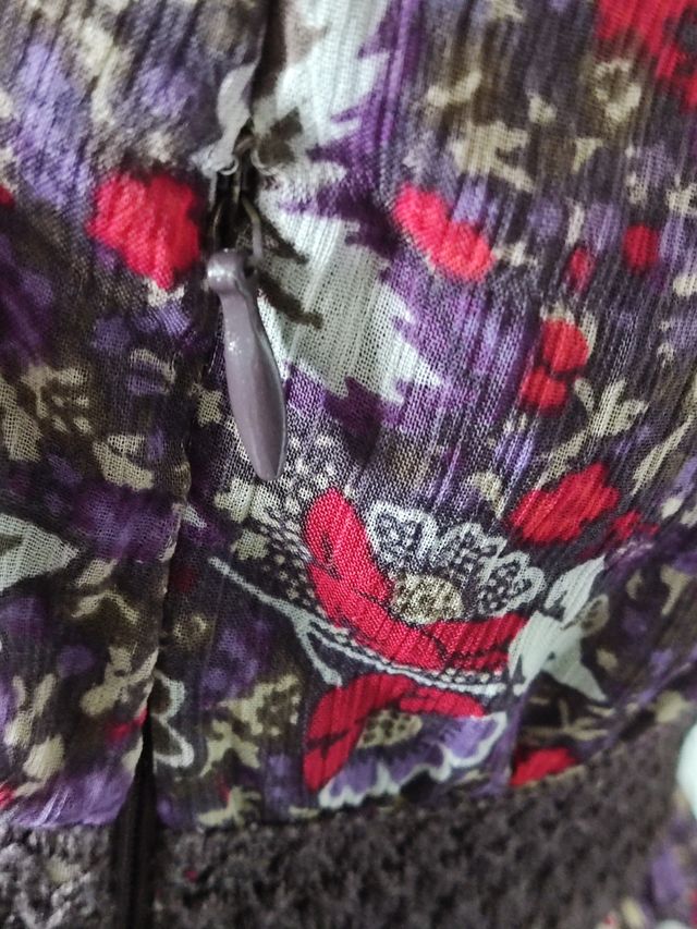 Vestido CyA estampado talla S