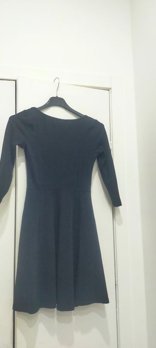 Vestito nero manica 3/4