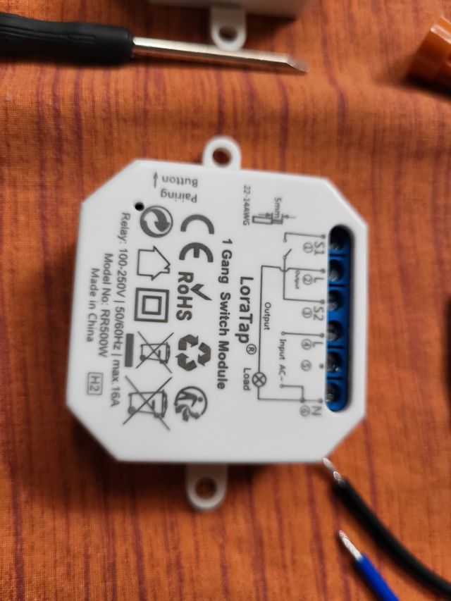 Modulo relè interruttore WiFi x2