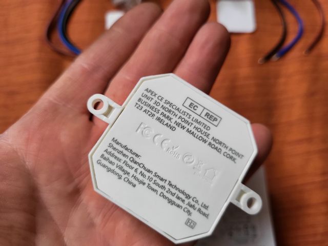 Modulo relè interruttore WiFi x2