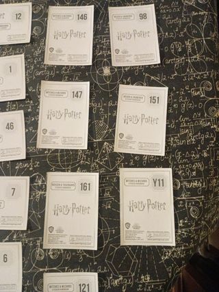 Cromos Harry Potter: 48 + cartas