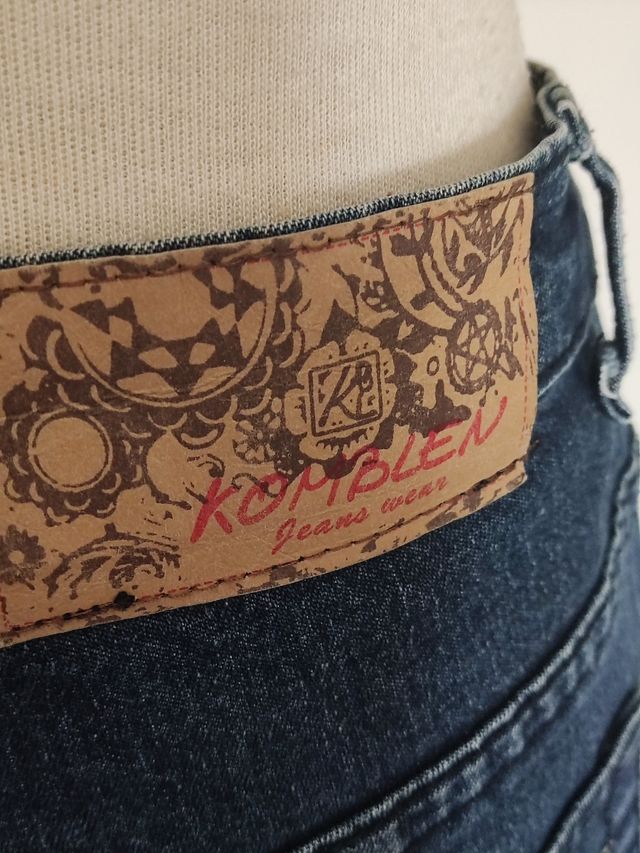 Falda vaquera L (40) azul