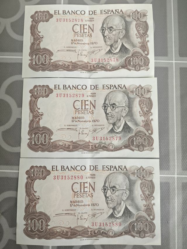 Colección billetes antiguos España, Francia