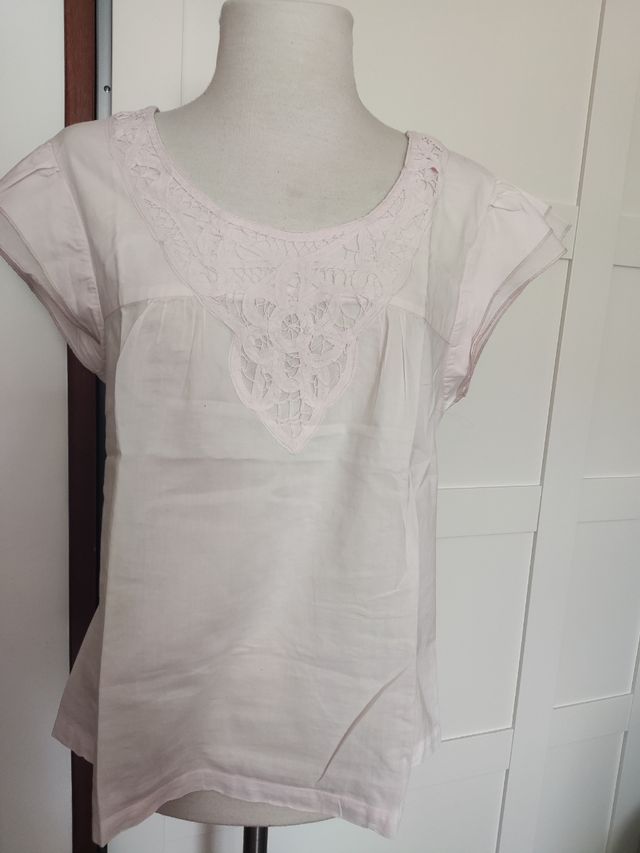 Blusa rosa Kiabi talla M