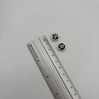 Pendientes de oro blanco 18kt con diamante