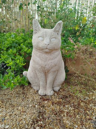 Escultura Gato - Decoración Jardín