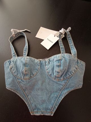 Top vaquero Pull&Bear