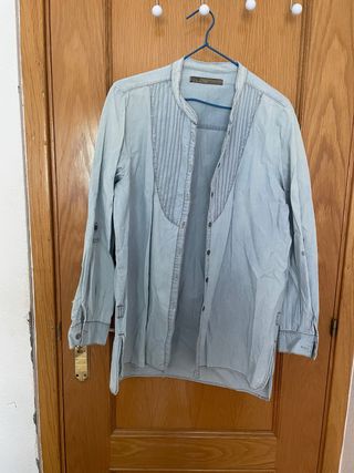 Camisa Zara - Vaquera Azul