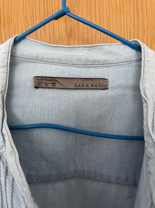 Camisa Zara - Vaquera Azul