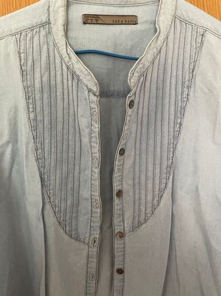 Camisa Zara - Vaquera Azul