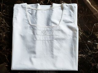 Camicia notte vintage bianca