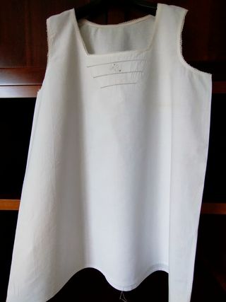 Camicia notte vintage bianca