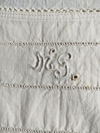 Camicia notte vintage bianca