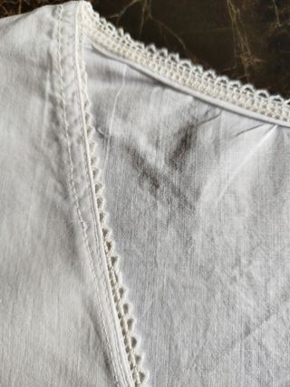 Camicia notte vintage bianca