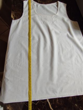 Camicia notte vintage bianca