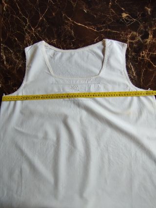 Camicia notte vintage bianca