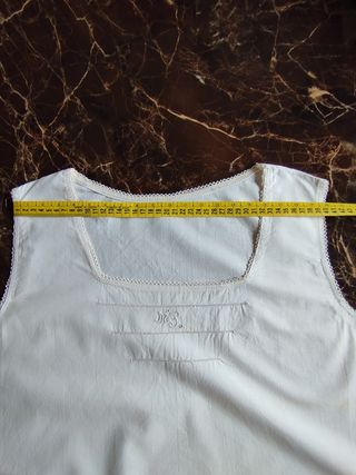 Camicia notte vintage bianca