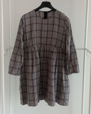 Vestido de cuadros de Zara