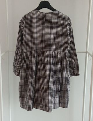 Vestido de cuadros de Zara