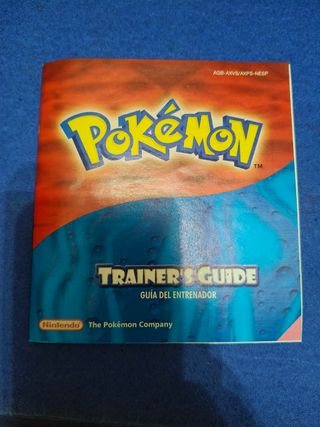 Lote manuales juegos Game boy advance