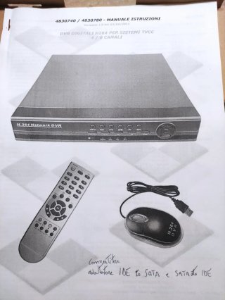 Videosorveglianza DVR H.264 + Monitor
