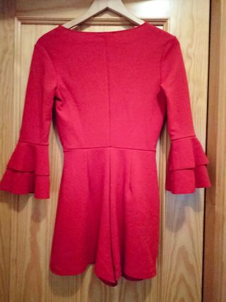 Vestido Bershka rojo - Talla M