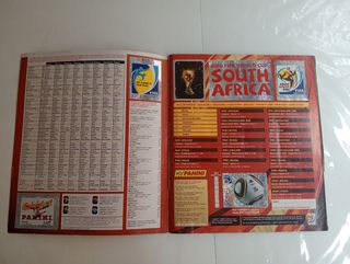 Álbum actualización Panini Mundial 2010