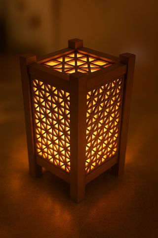 Lampada Kumiko Giapponese multicolor +telecomando