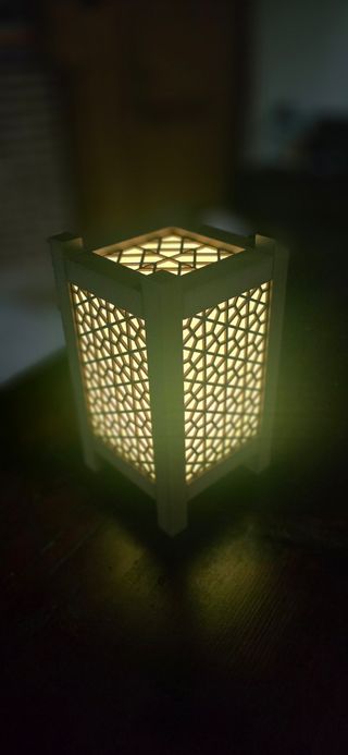 Lampada Kumiko Giapponese multicolor +telecomando