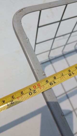 Lote 4 Cestas metálica Ikea gris - Armario