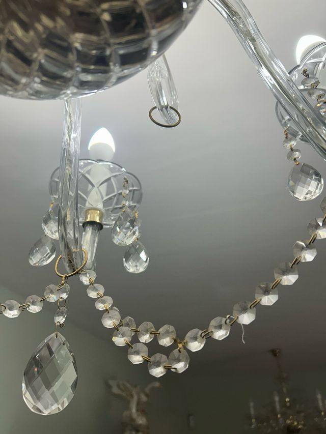 DUE lampade da soffitto in vetro di Murano